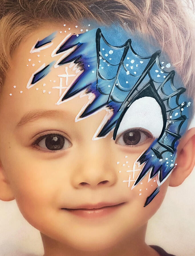 Dragon face paint